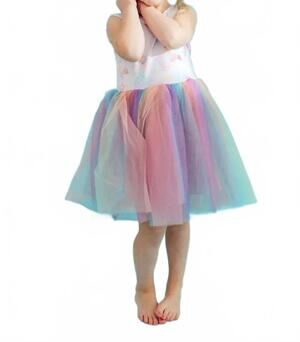 NEW MILA & ROSE tank tutu dress in mermaid daydream